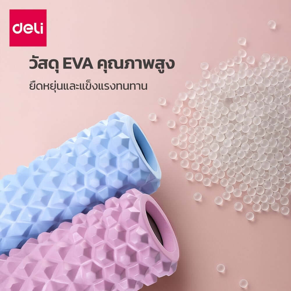 โฟมโรลเลอร์ AGNITE ER265-GR-01 9X30 ซม. สีเทา