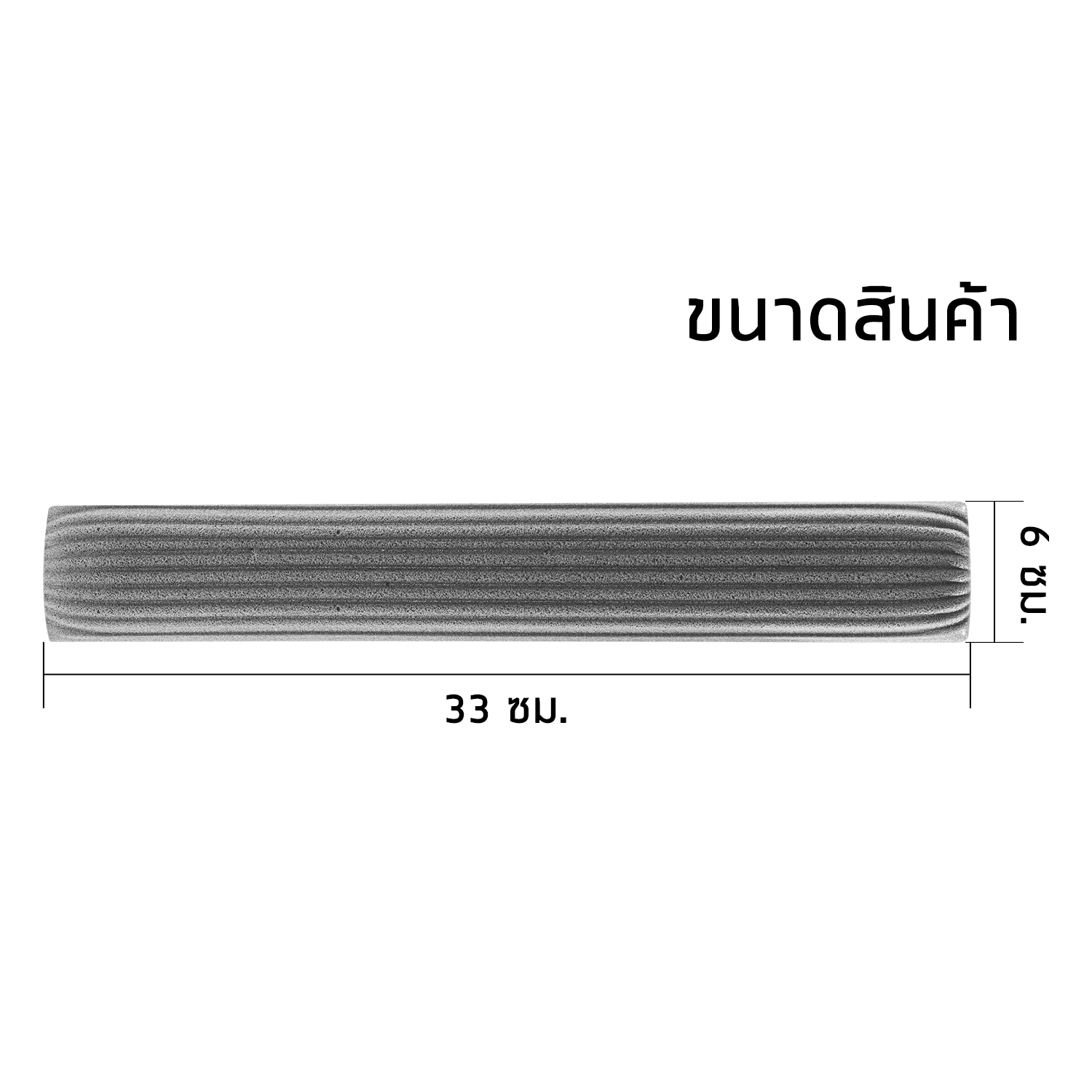 อะไหล่ม็อบฟองน้ำ DELI VS1056-GR-01 33X6 ซม.