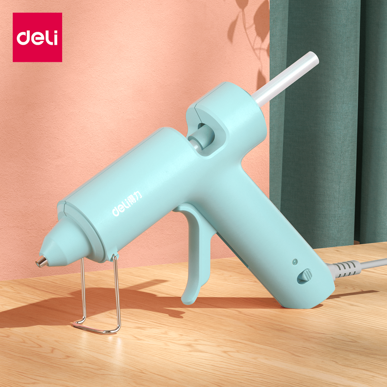 ปืนยิงกาว DELI 31401-BL-01 20W สีฟ้า
