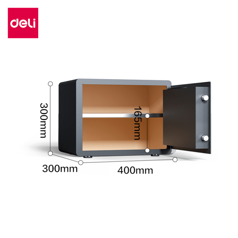 ตู้เซฟนิรภัย DELI AE682-Z-BK-01 สีดำ_5