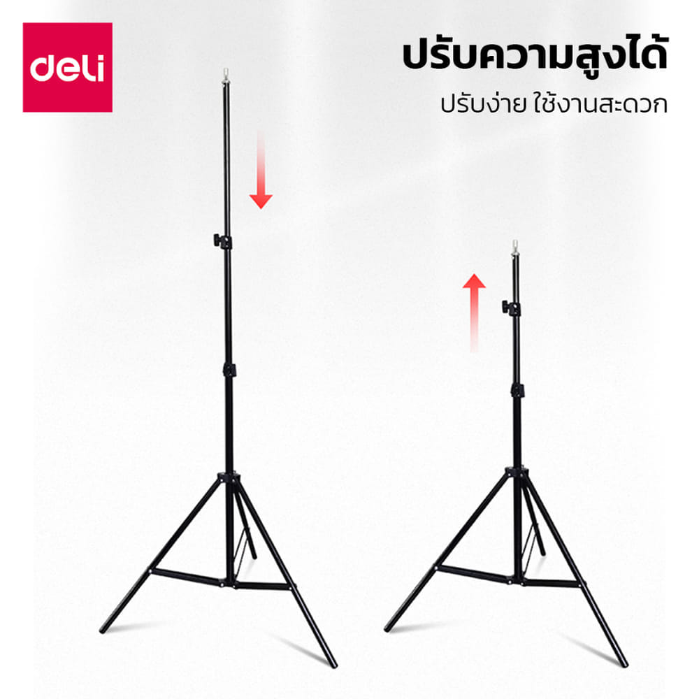 จอโปรเจคเตอร์ DELI ES900-BK-01 60นิ้ว สีดำ_5