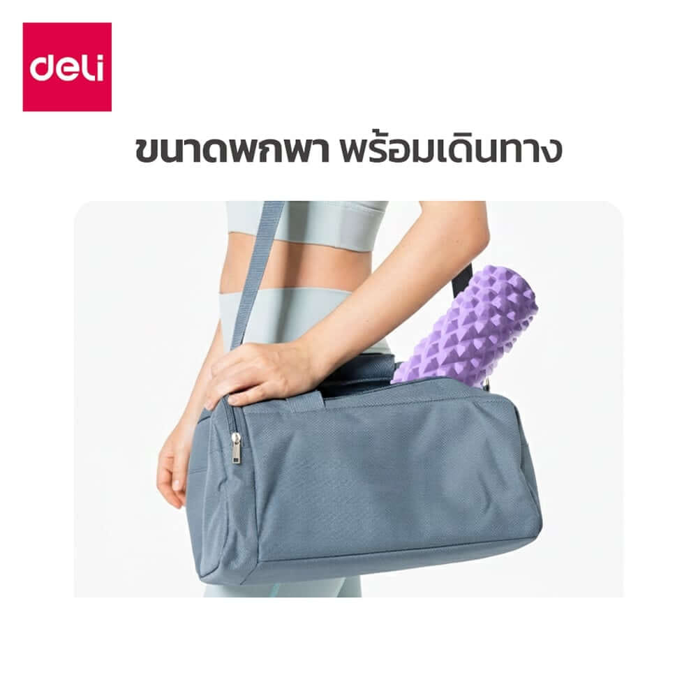 โฟมโรลเลอร์ AGNITE ER265-GR-01 9X30 ซม. สีเทา