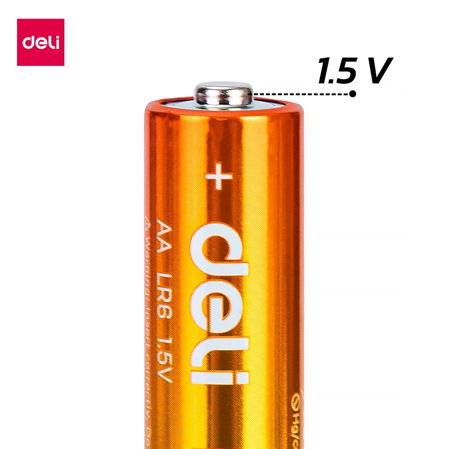 ถ่านอัลคาไลน์ AA DELI E82902-MX-01 24 ก้อน หลากสี