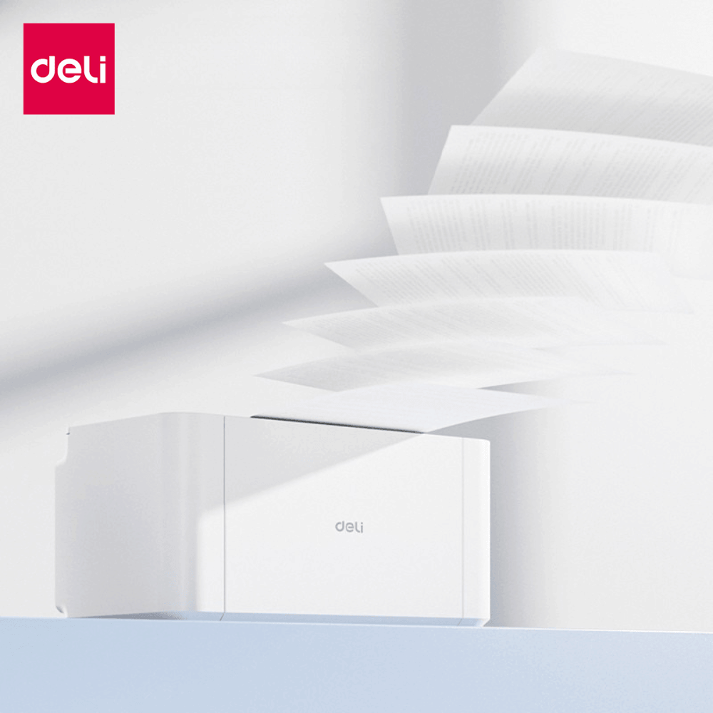 เครื่องปริ้นท์ DELI P1820W-GL-WH-01 A4 สีขาว