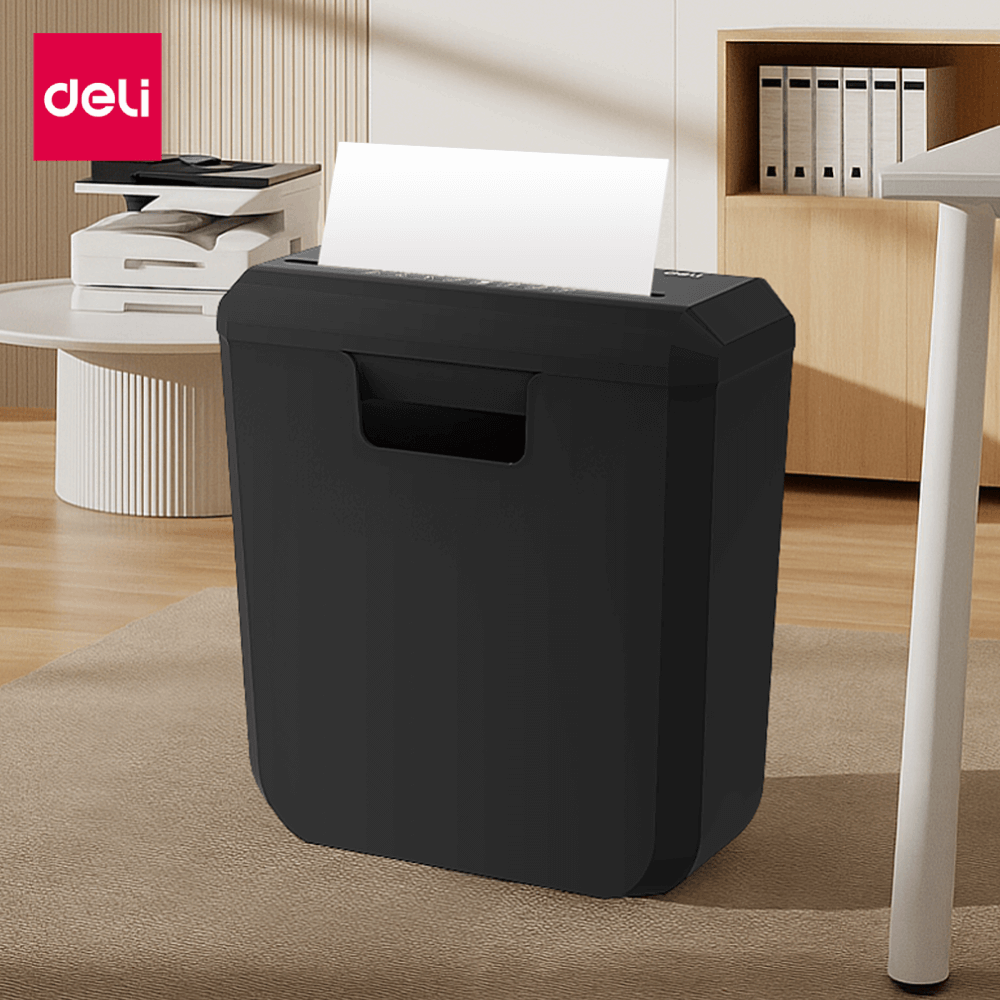 เครื่องทำลายเอกสาร 10 ลิตร DELI ET103SC-BK-01 สีดำ