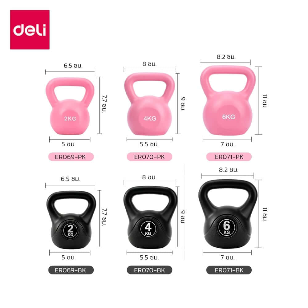 เคตเทิลเบล AGNITE ER070-PK-01 4 กก. สีชมพู