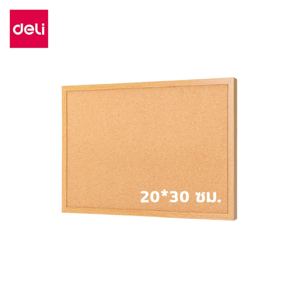 กระดานไม้ก๊อก DELI EV352-1-YL-01 ขนาด20×30 ซม._8