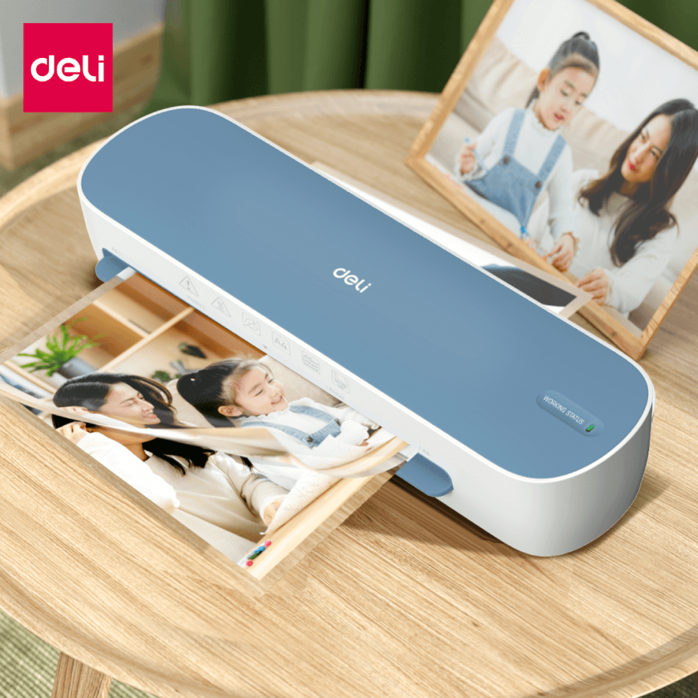 เครื่องเคลือบเอกสาร DELI ET111-BL-01 ขนาด 33.4X10.2X6.6 ซม 265W สีน้ำเงิน_8