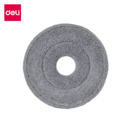 ผ้าม็อบถูพื้น DELI VS1053-GR-10 แบบกลม 10 ชิ้น_0