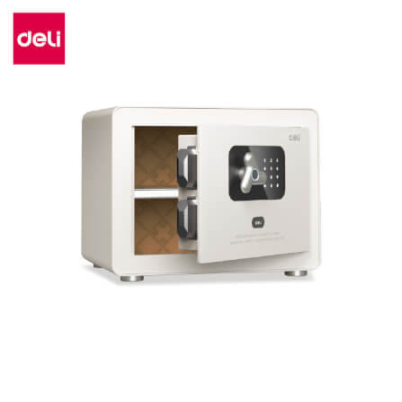 ตู้เซฟนิรภัย 2 สลัก DELI AE650-WH-01 สีขาว_0