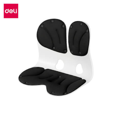 เบาะรองนั่งเพื่อสุขภาพ DELI VS1333-BK-01 12.6 นิ้ว สีดำ_0