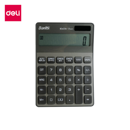 เครื่องคิดเลข BANTEX BD4226-DGR-01 สีดำ_0