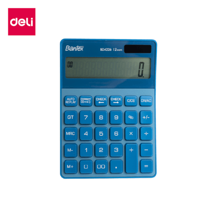 เครื่องคิดเลข BANTEX BD4226-BL-01 สีน้ำเงิน_0