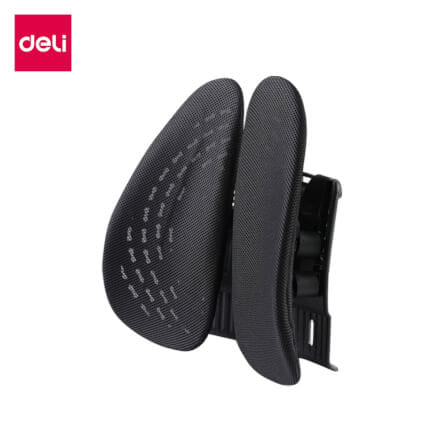 เบาะรองหลังเพื่อสุขภาพ DELI VS1334-BK-01 15.75 นิ้ว สีดำ_0