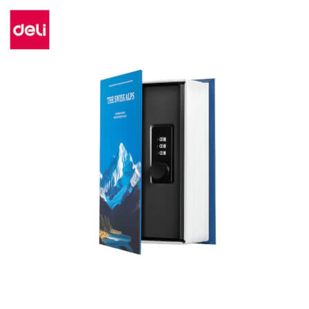 เซฟหนังสือ DELI VS4570-BL-01 ขนาด 5.5 X 11.5 X 18.0 ซม สีน้ำเงิน_0