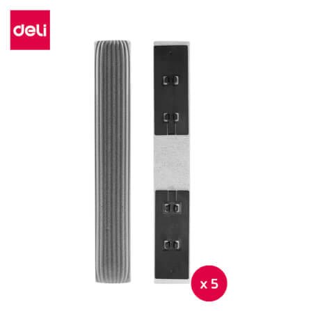 อะไหล่ม็อบฟองน้ำ DELI VS1056-GR-05 สีเทา (แพ็ก 5 ชิ้น)_0