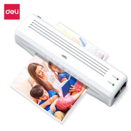 เครื่องเคลือบบัตร DELI E14379-WH-01 สีขาว (สำหรับกระดาษ A3 )_0