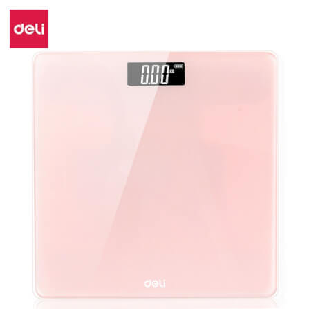 เครื่องชั่งน้ำหนัก DELI E86120-PK-01 สีชมพู