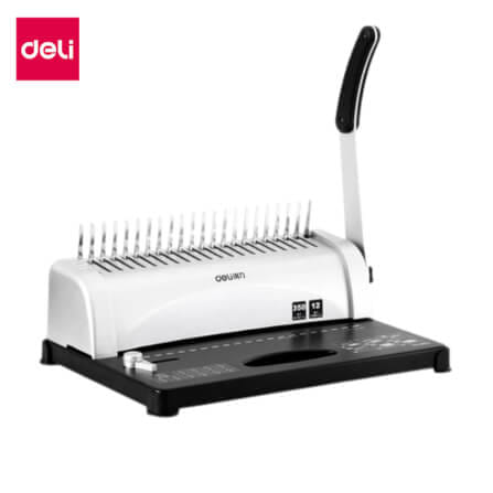 เครื่องเข้าเล่ม DELI E3870-SL-01 สีเงิน_0
