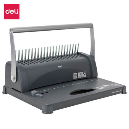 เครื่องเข้าเล่ม DELI E3871-BK-01 สีดำ_0
