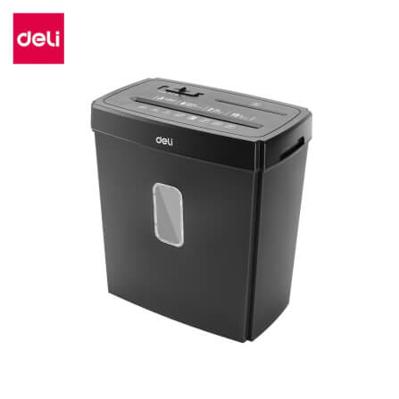 เครื่องทำลายเอกสาร DELI ET018-BK-01 15ลิตร สีดำ_0
