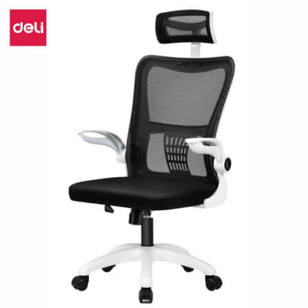 เก้าอี้ทำงาน DELI E4926-WH-01 สีขาว ปรับสูงได้ 8 ซม_0