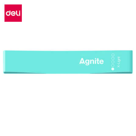 ยางยืดออกกำลังกาย AGNITE ER255-GN-01 หนา 0.35 แรงต้าน 5 - 10 ปอนด์ สีเขียว_0