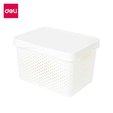 กล่องเก็บของ DELI VS468-WH-01 20 ลิตร_0