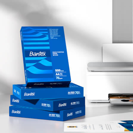 กระดาษถ่ายเอกสาร BANTEX BC2101-MX-05 A4 80แกรม 1รีม 500แผ่น แพ็ค 5รีม_1