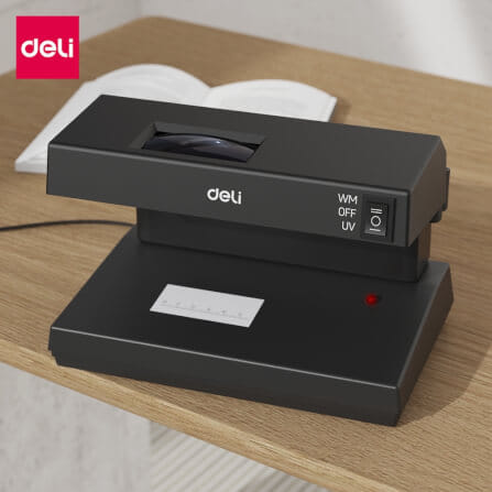 เครื่องตรวจธนบัตร DELI CT980-BK-01 สีดำ_1