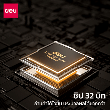 เครื่องสแกนบาร์โค้ด DELI ES236-01 สแกน 1D/2D/QR สีดำ_1