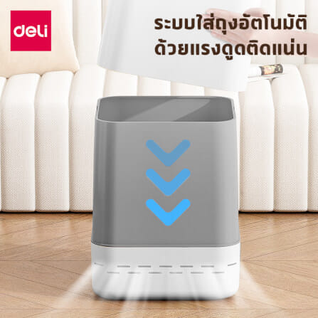 ถังขยะแบบฝากด VUSIGN VS1128-WH-01 สีขาว ขนาด 23X23X30 CM_2
