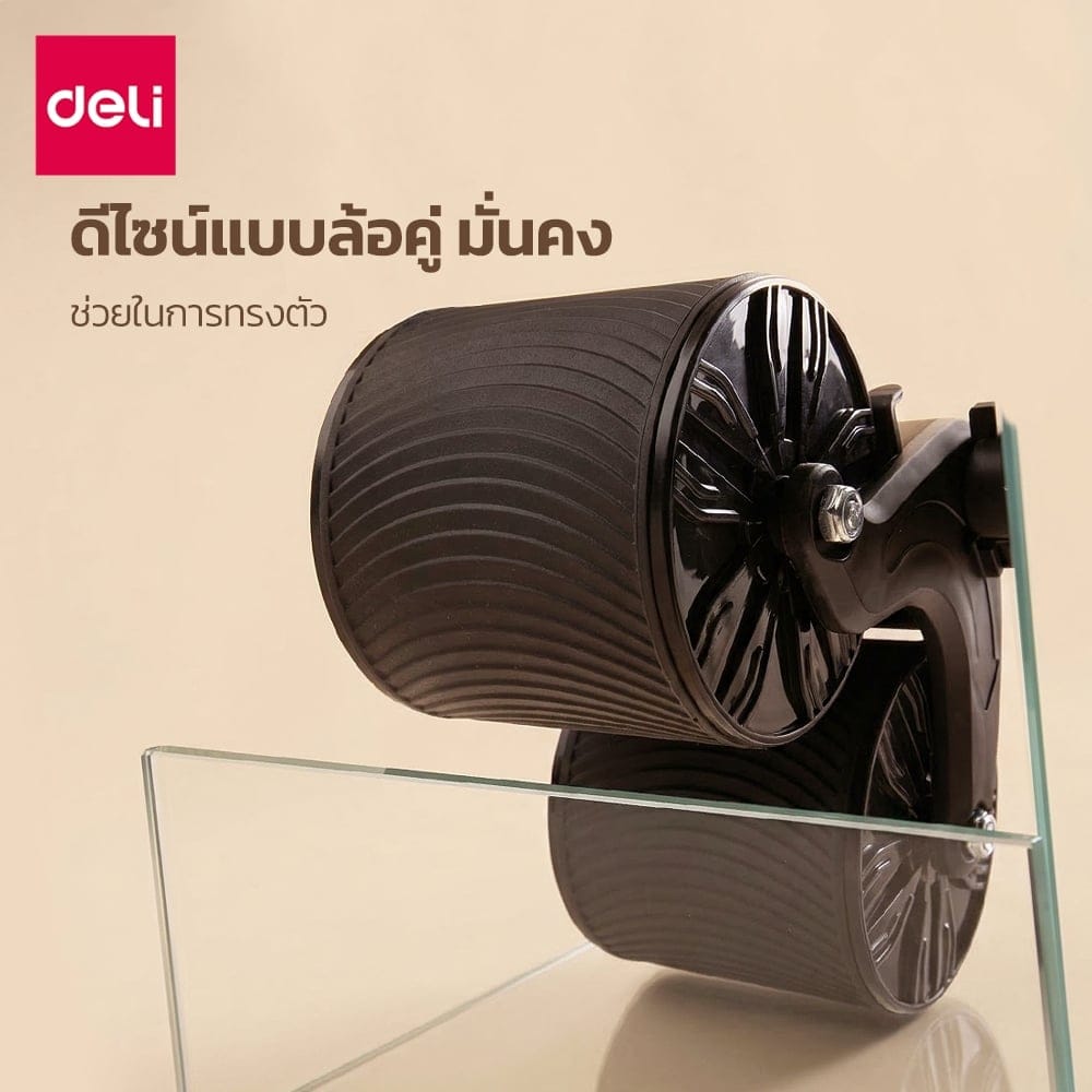ล้อบริหารหน้าท้อง AGNITE ER011-BK-01 100กก. สีดำ_2
