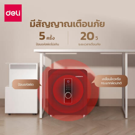 ตู้เซฟนิรภัย LOCKSWORTH VS4556-BK-01 42X48X80ซม. 42กก. สีดำ_3