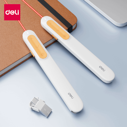 เลเซอร์พอยเตอร์ DELI ES002-WH-01 2.4GHZ สีขาว_4