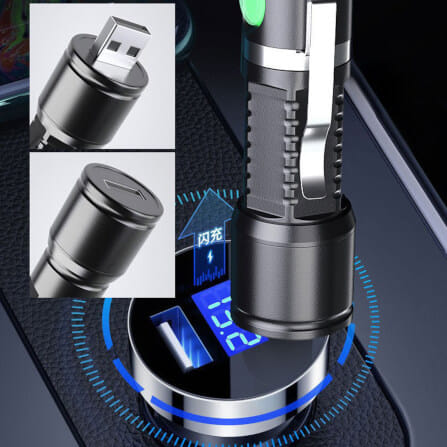 ไฟฉาย DELI VS4207-BK-01 2.5 วัตต์_4