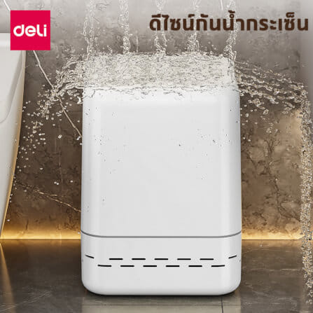 ถังขยะแบบฝากด VUSIGN VS1128-WH-01 สีขาว ขนาด 23X23X30 CM_5