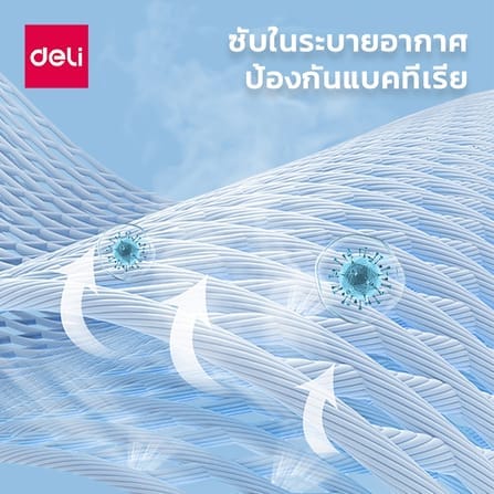 กระเป๋าเดินทางล้อลาก DELI EH1055-GR-20-01 20 นิ้ว สีเทา_5