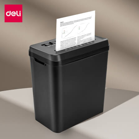 เครื่องทำลายเอกสาร DELI ET104SC-BK-01 15ลิตร สีดำ_5