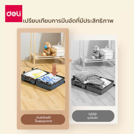 ถุงสูญญากาศ DELI VS579-BL-01 45X60 ซม. ลาย LIFE_5