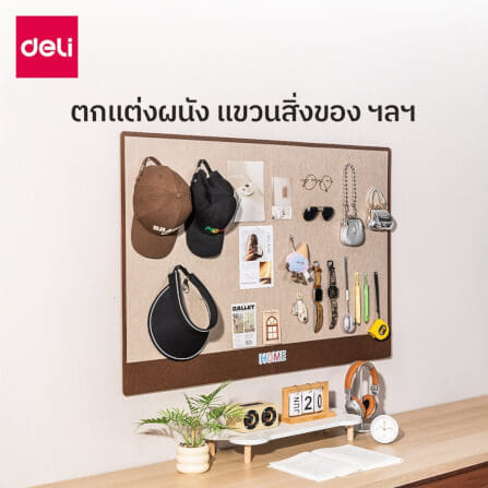 กระดานไวท์บอร์ด DELI MQ149-BR-01 30X40 ซม_6