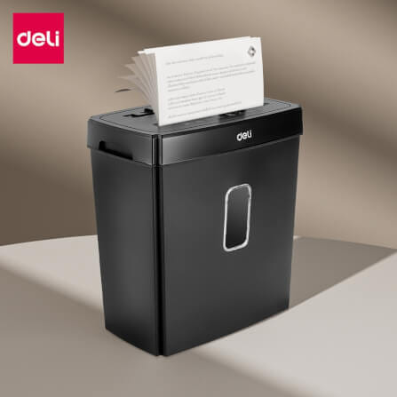 เครื่องทำลายเอกสาร DELI ET018-BK-01 15ลิตร สีดำ_6