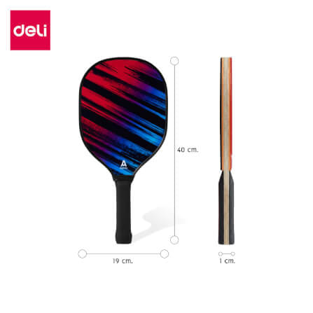 ไม้พิคเคิลบอล DELI ER401-D-RD-01 สีแดง_7