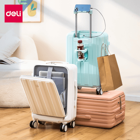 กระเป๋าเดินทางล้อลาก DELI EH1054-WH-24-01 24นิ้ว สีขาว_9