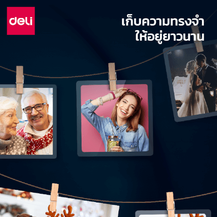 พลาสติกเคลือบบัตร DELI ET172-TP-01 75MIC A4 สีใส (100 แผ่น/กล่อง)_9
