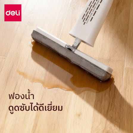 ไม้ม็อบฟองน้ำ DELI VS1409-GR-01 ขนาด 33*155 ซม สีเทา_9