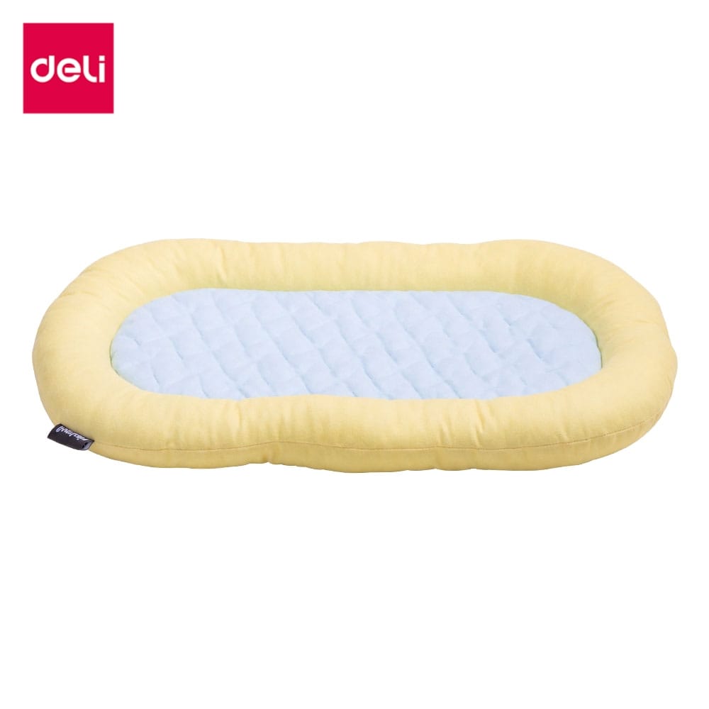 เบาะนอนสัตว์เลี้ยง BEMBAM BM602-YL-01 66X45X6 CM เหลืองฟ้า_0