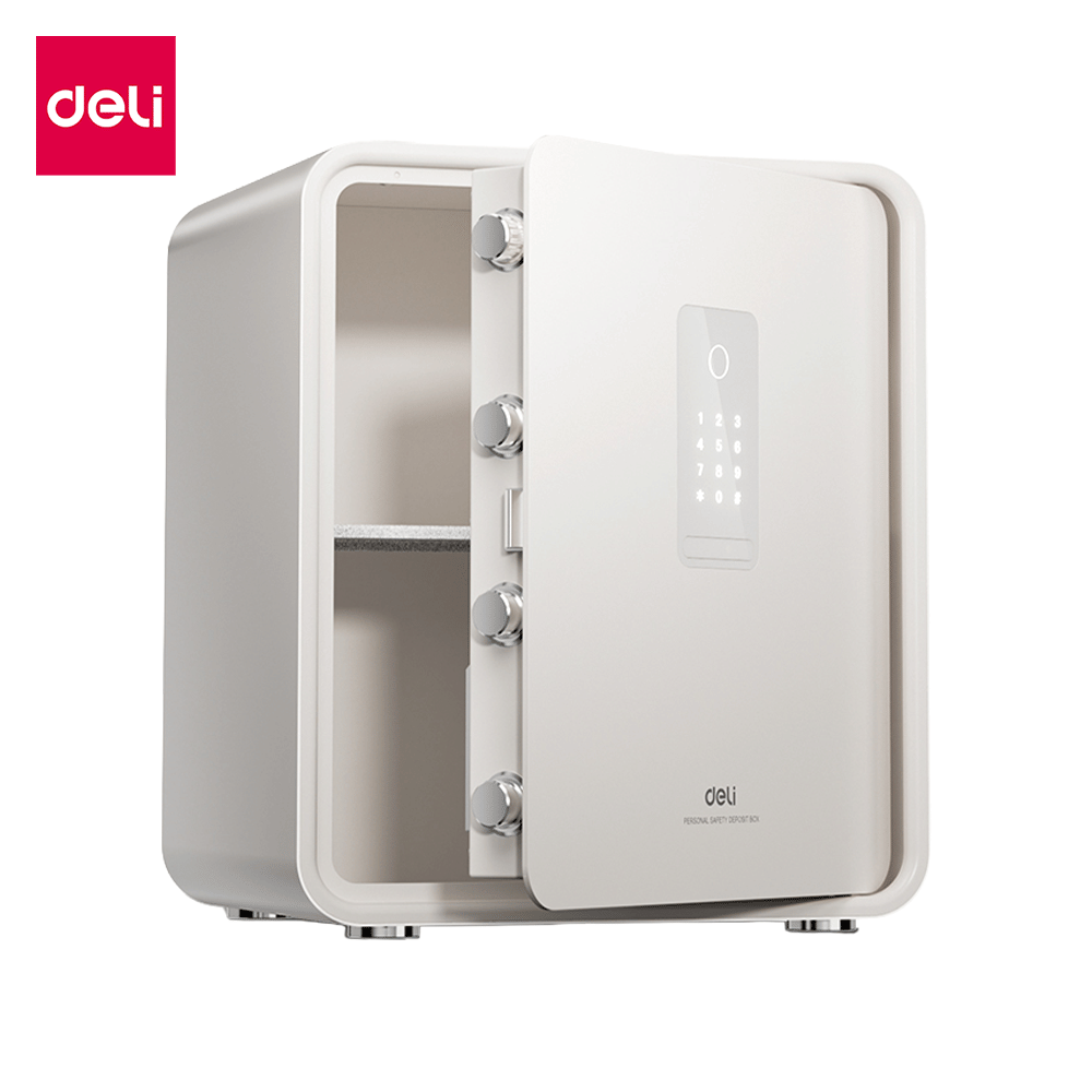 ตู้นิรภัย DELI AE666-N-BG-01 สีขาว_0