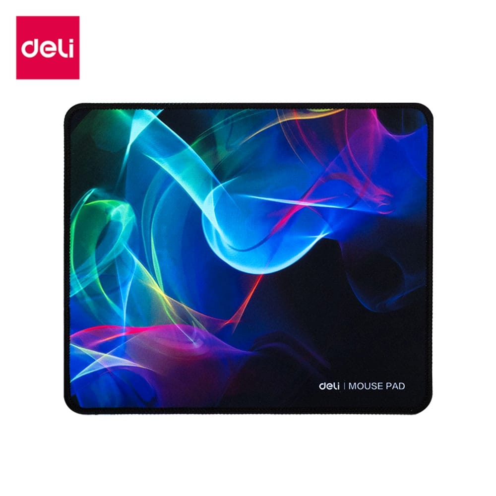 แผ่นรองเมาส์ DELI ET685S-BK-01 25 X 20 CM หลากสี_0