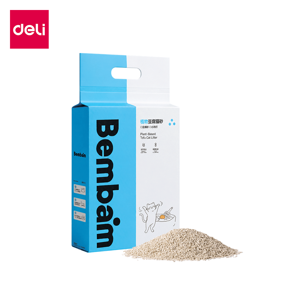 ทรายแมว BEMBAM BM04-MX-01 สูตรลดกลิ่นและละลายน้ำได้ 2.5 กก._0